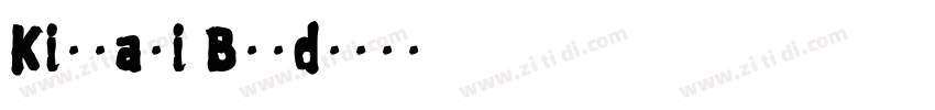 Kinnari Bold字体转换